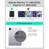ESR Toetsenbordhoes iPad Pro 11" (M4 2024) - Zwart - 34% Korting