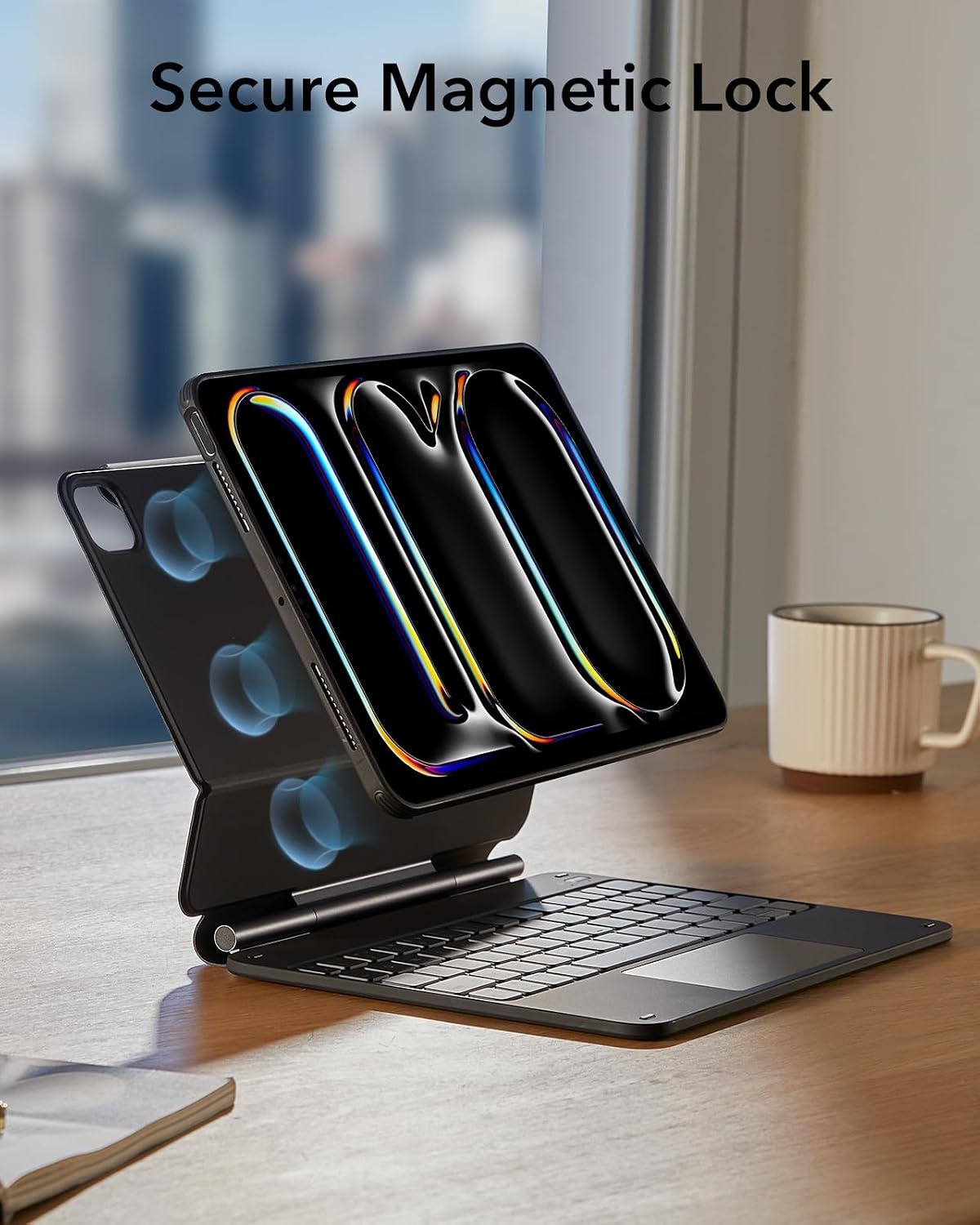ESR Toetsenbordhoes iPad Pro 11" (M4 2024) - Zwart - 34% Korting