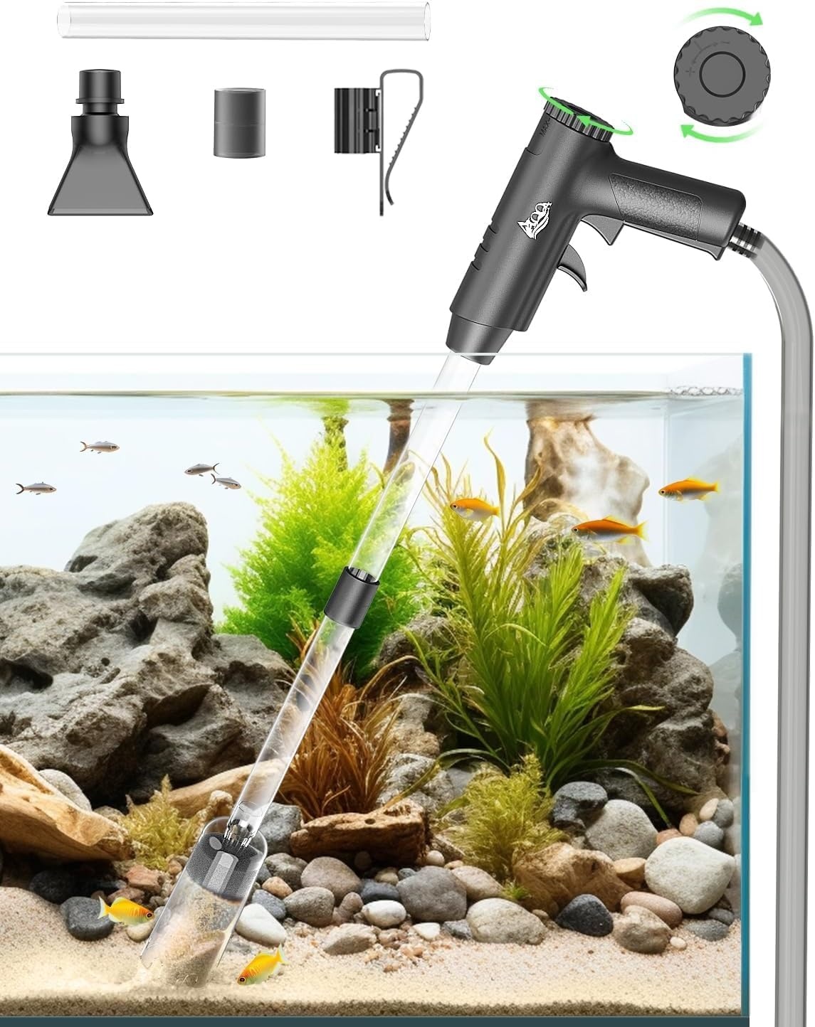 4-in-1 Aquarium Reiniger met 31% Korting