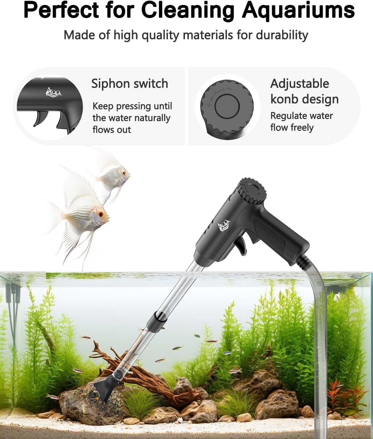 4-in-1 Aquarium Reiniger met 31% Korting