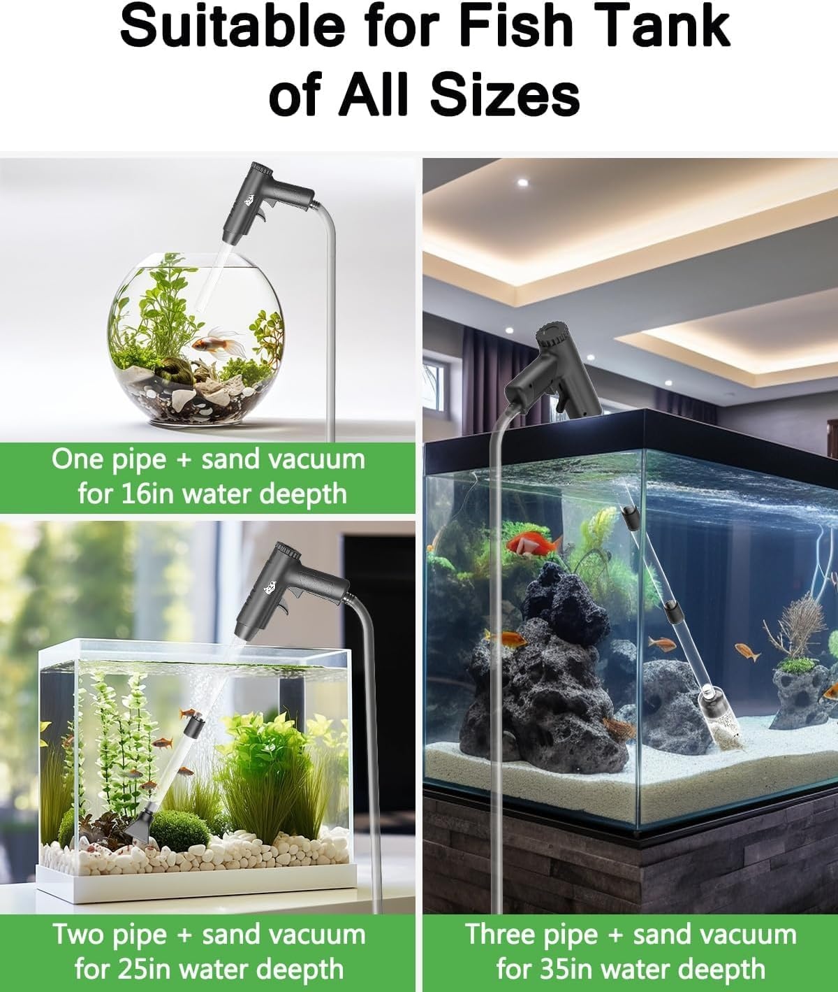 4-in-1 Aquarium Reiniger met 31% Korting