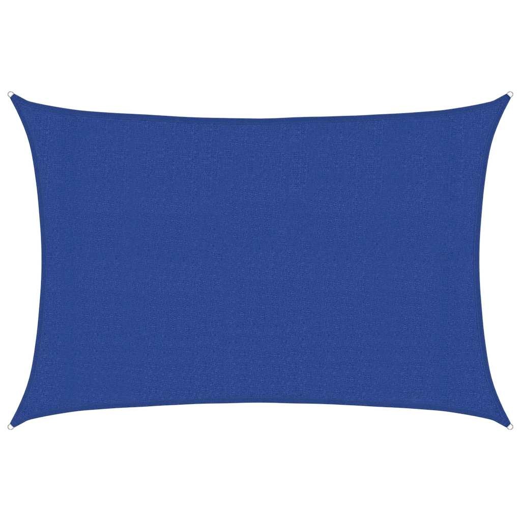 Blauw Zonnezeil Rechthoekig 3x5m HDPE - 33% Korting