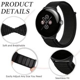 Nylon Horlogeband voor Google Pixel Watch 3 en 4 45 mm - Sportieve Vervangingsband