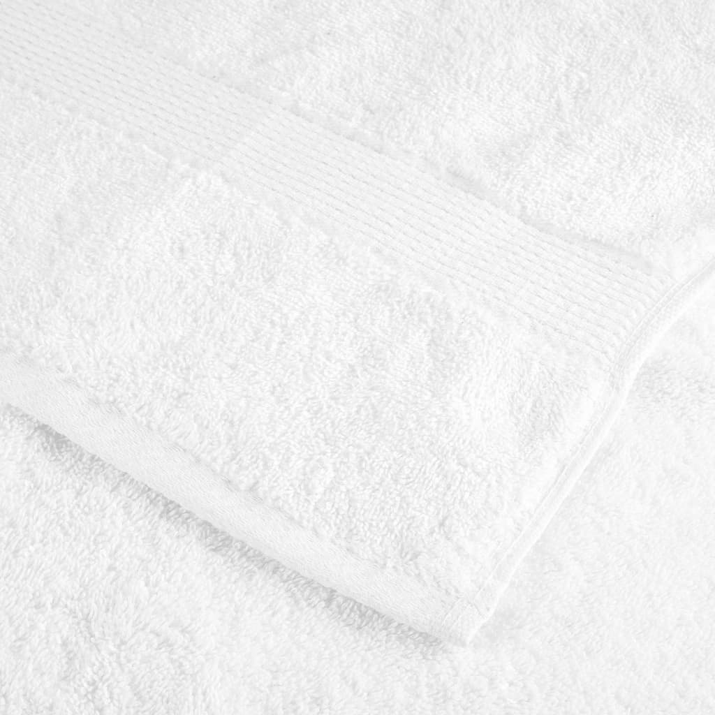 vidaXL Badhanddoeken SOLUND 10 st 600 g/m² 70x140 cm wit