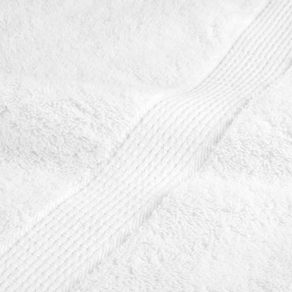 vidaXL Badhanddoeken SOLUND 10 st 600 g/m² 70x140 cm wit