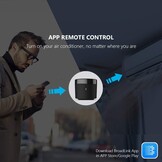 Broadlink RM4 Mini Universele IR Audio Video Afstandsbediening, Smart Home Wi-Fi Remote Hub, compatibel met Alexa - Maat RM4 mini