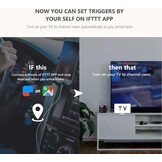 Broadlink RM4 Mini Universele IR Audio Video Afstandsbediening, Smart Home Wi-Fi Remote Hub, compatibel met Alexa - Maat RM4 mini
