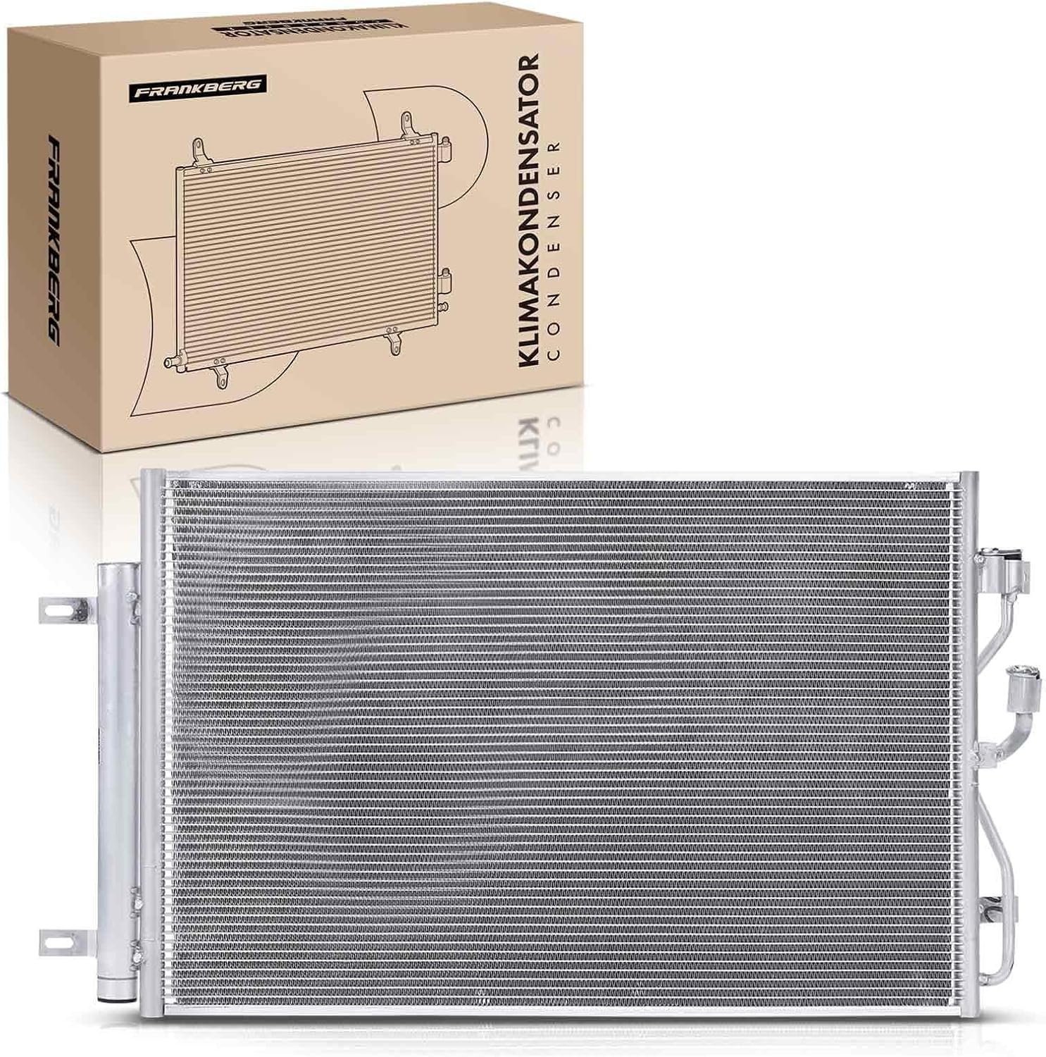 Frankberg Klimaatcondensator met droger met beugel compatibel met Captiva C100 C140 2.0L 2011 klimaatkoeler Captiva C100 C140 2.2L 2011-Vandaag Diesel Replace# 92260524