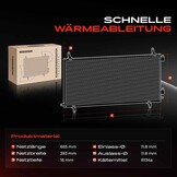 Frankberg Klimaatcondensator met droger met beugel compatibel met Captiva C100 C140 2.0L 2011 klimaatkoeler Captiva C100 C140 2.2L 2011-Vandaag Diesel Replace# 92260524