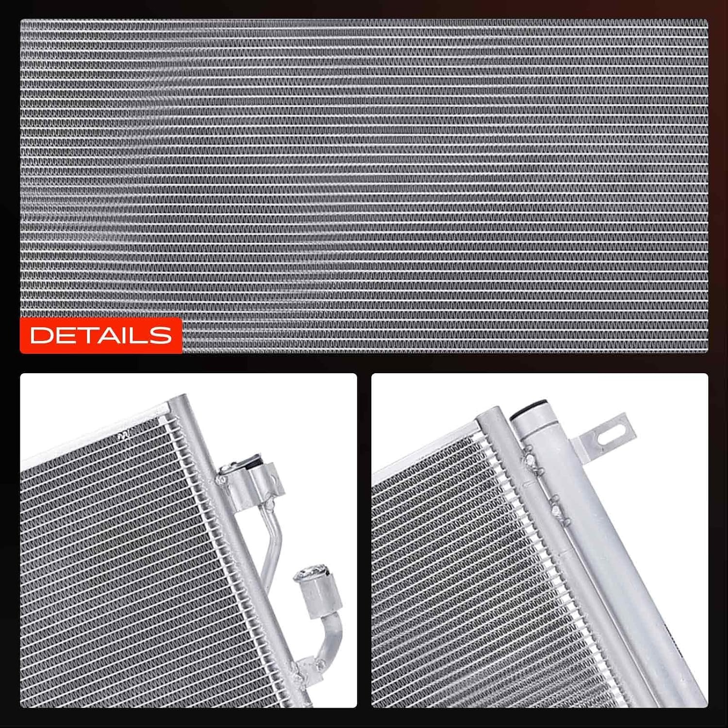 Frankberg Klimaatcondensator met droger met beugel compatibel met Captiva C100 C140 2.0L 2011 klimaatkoeler Captiva C100 C140 2.2L 2011-Vandaag Diesel Replace# 92260524