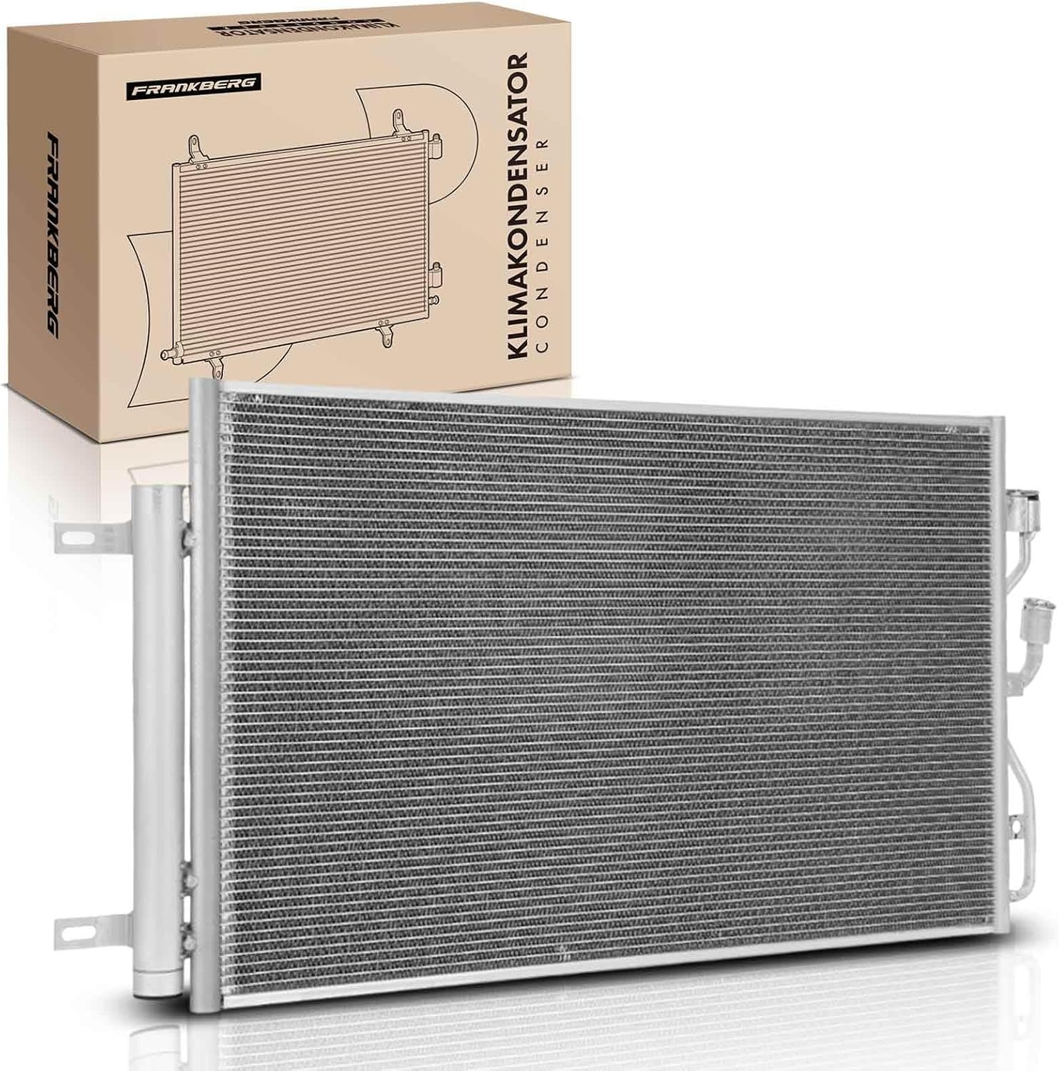 Frankberg Klimaatcondensator met droger met beugel compatibel met Captiva C100 C140 2.0L 2011 klimaatkoeler Captiva C100 C140 2.2L 2011-Vandaag Diesel Replace# 92260524