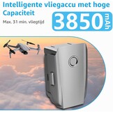 Mavic 2 Pro accu, 3850 mAh 15,4 V intelligente vliegaccu voor DJI Mavic 2 Pro, Mavic 2 Zoom, Mavic 2 Enterprise Advance (31 min Max vlucht)