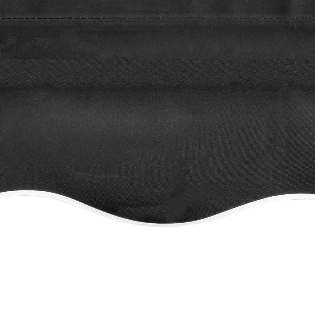 vidaXL Luifeldoek 600x300 cm canvas antraciet