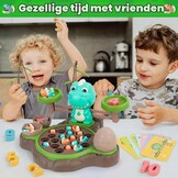 Montessori 4-in-1 visspelset, speelgoed met balansspel en cijfers, leerspellen, kinderspeelgoed met 21 vissen, 2 hengels en 10 kaarten, voor kinderen vanaf 3, 4, 5, 6