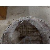 vidaXL Lampenkap Ø30x20 cm wicker wit