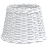 vidaXL Lampenkap Ø30x20 cm wicker wit