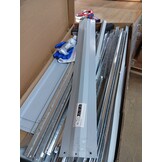 vidaXL Overkapping voor robotmaaier 92x97x63 cm staal grijs