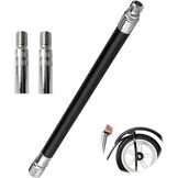 Fietsventieladapter, verlenging voor bandventieldop, 39 mm, ventielverlenging, terugslagventiel, met rubberen verlengpomp, verlengadapter