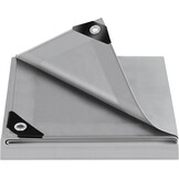 WOLTU Waterdicht afdekzeil voor buiten, ingestanste oogjes, PE 140 gr./m², afdekking voor zwembad, auto, tuinmeubelen, regenbestendig en winddicht, 2 x 3 m, wit