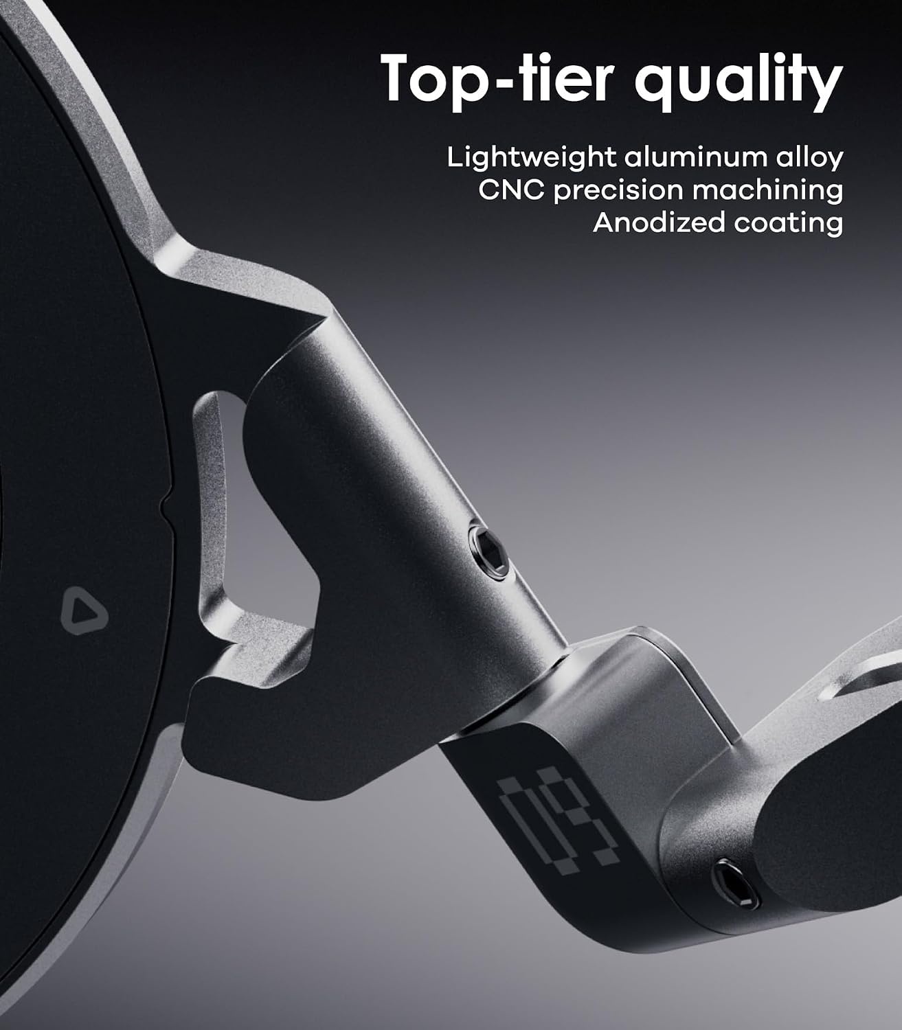 Aulumu G09 MagSafe Ringhouder - Magnetische Telefoonstandaard & Grip - Zwart