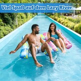 2x Opblaasbare Waterhangmat | 160kg | Inclusief Pomp & Bekers
