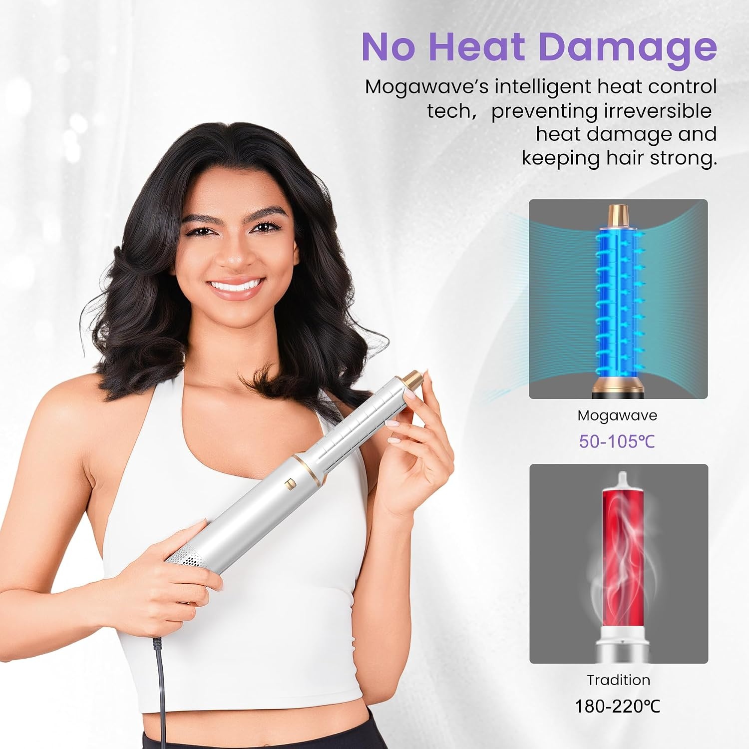 4-in-1 Föhnborstel Haarstyler - Ionentechnologie - 33% Korting