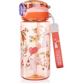 Waterfles Kinderen 600ml Oranje - 53% Korting!