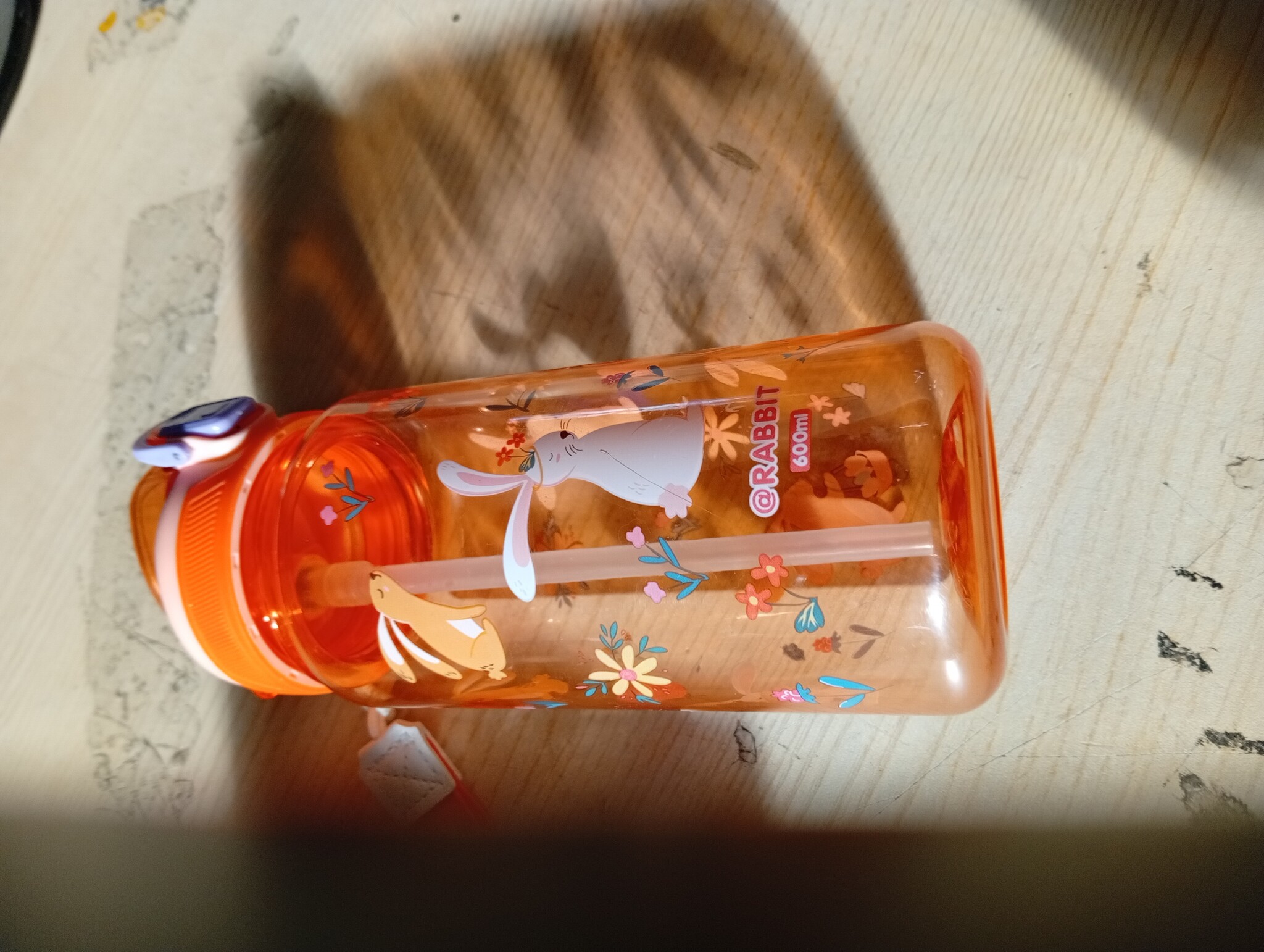 Waterfles Kinderen 600ml Oranje - 53% Korting!