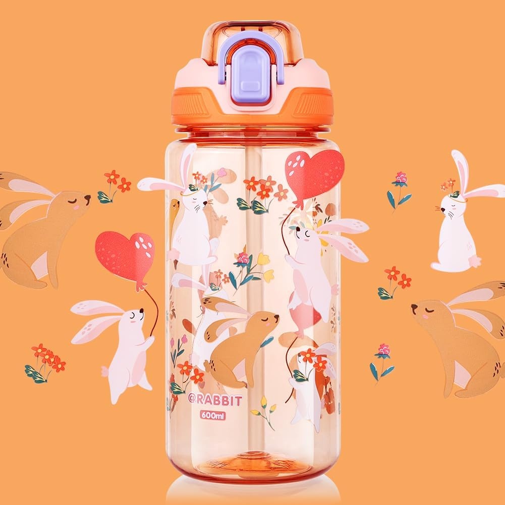 Waterfles Kinderen 600ml Oranje - 53% Korting!