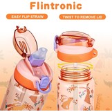 Waterfles Kinderen 600ml Oranje - 53% Korting!