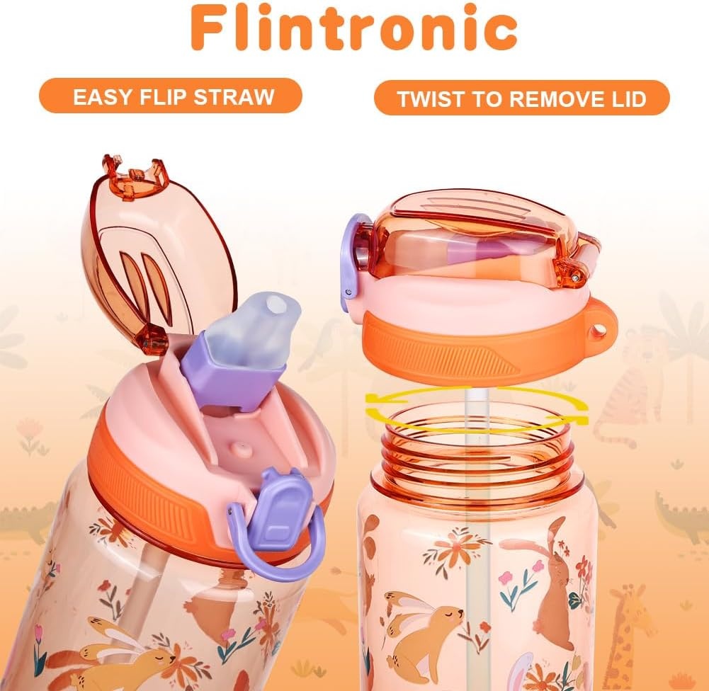 Waterfles Kinderen 600ml Oranje - 53% Korting!