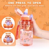 Waterfles Kinderen 600ml Oranje - 53% Korting!