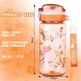Waterfles Kinderen 600ml Oranje - 53% Korting!