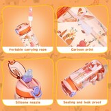 Waterfles Kinderen 600ml Oranje - 53% Korting!