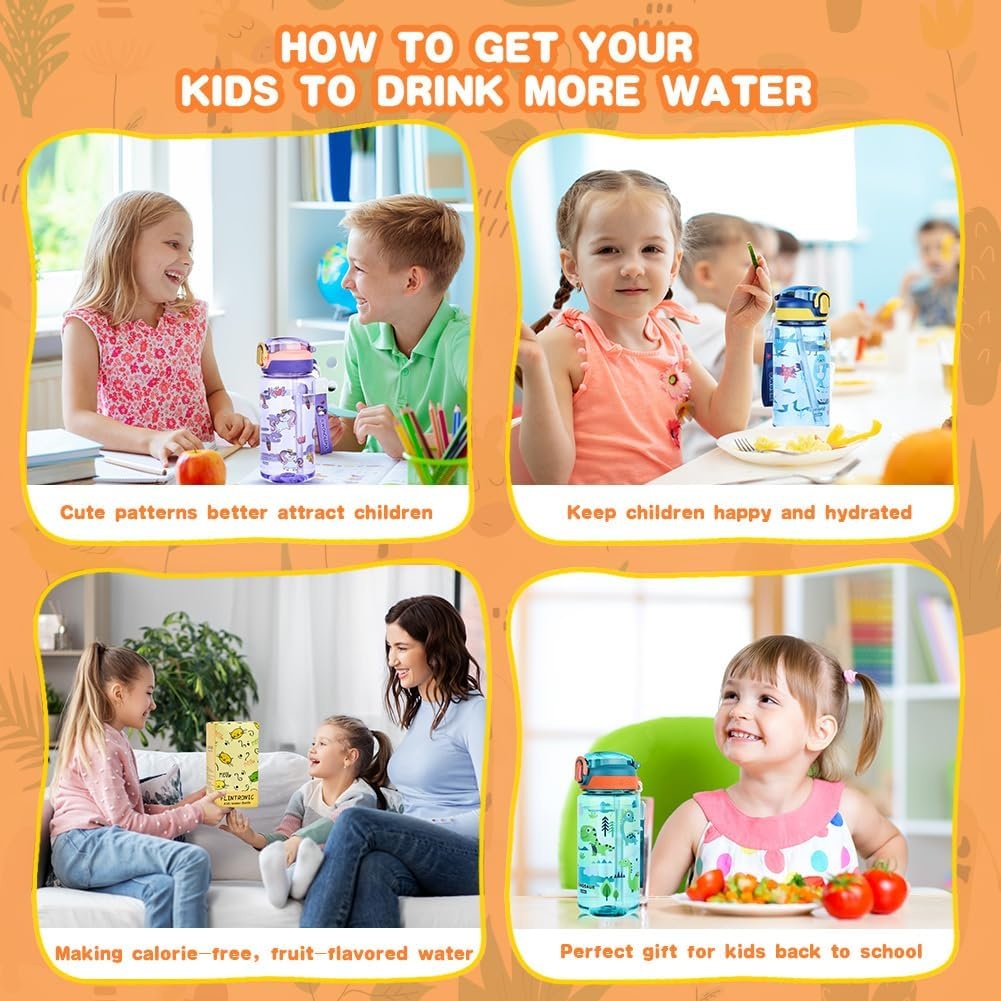 Waterfles Kinderen 600ml Oranje - 53% Korting!