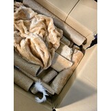 XXL Krabpaal Beige 135cm | Stabiele Kattenboom met Huisje & Draaibaar Platform (47% Korting)
