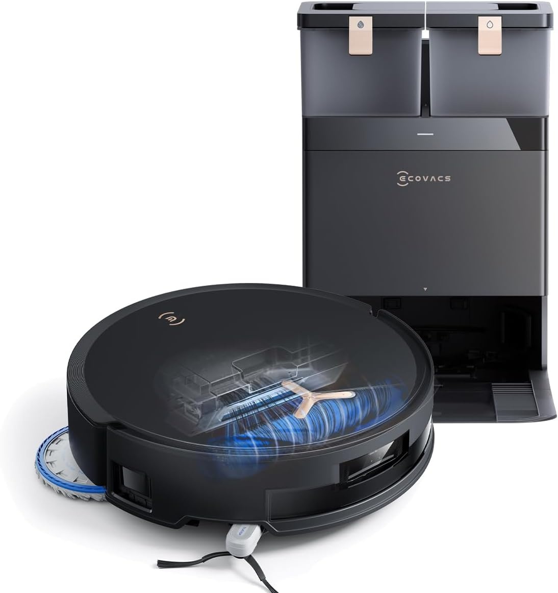 Robotstofzuiger DEEBOT T50 MAX PRO OMNI Gen2 Zwart - 60% Korting