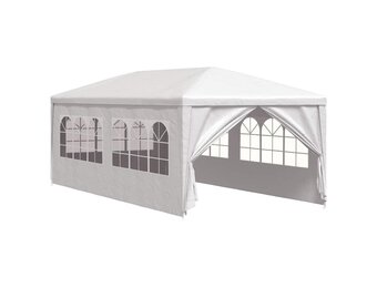 Partytent 3x6 m Wit - 59% Korting!