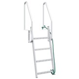 Aluminium 4-Treden Havensteigerladder Zilver - 54% Korting