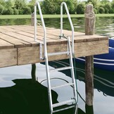Aluminium 4-Treden Havensteigerladder Zilver - 54% Korting