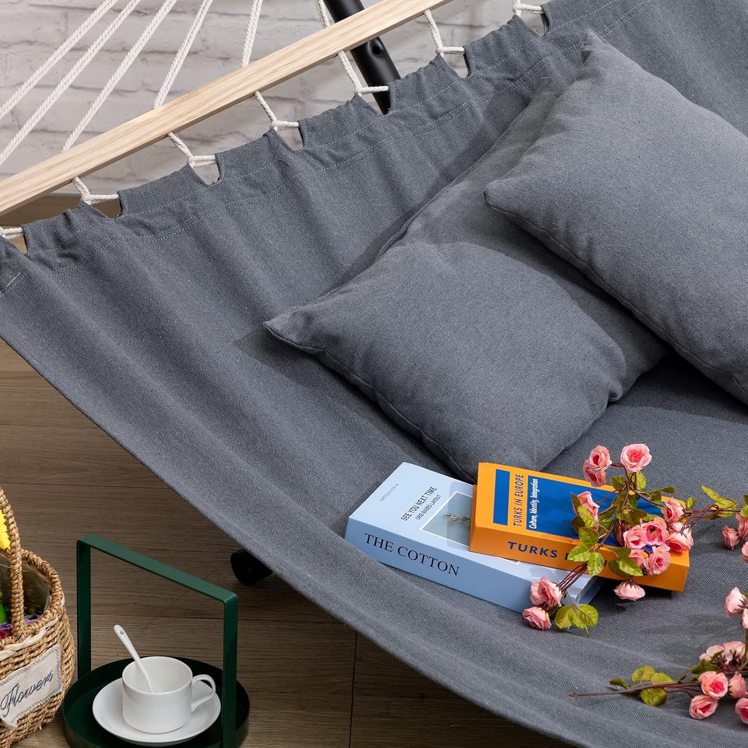 Tweepersoons Hangmat Donkergrijs - 32% Korting!