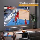 Draagbare Mini Beamer Projector 1080p Full HD met WiFi/Bluetooth - 34% Korting