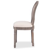 Eetkamerstoelen Crèmekleurig Stof - 2 stuks (54% Korting)