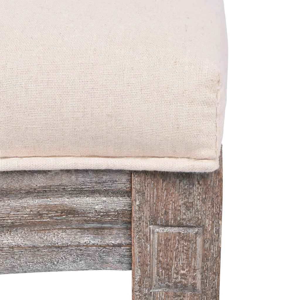 Eetkamerstoelen Crèmekleurig Stof - 2 stuks (54% Korting)
