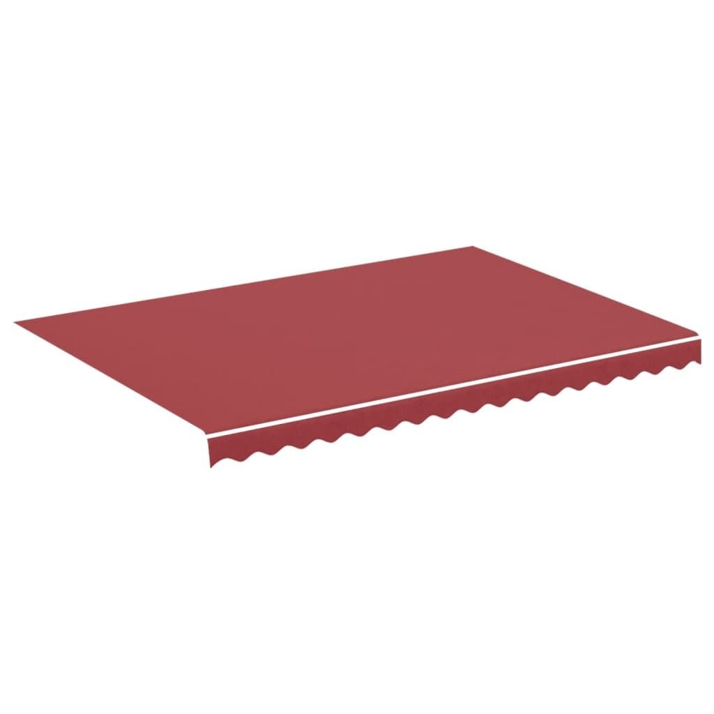 VidaXL Luifel Vervangingsdoek Bordeauxrood 3,5x2,5m - 33% Korting