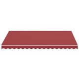 VidaXL Luifel Vervangingsdoek Bordeauxrood 3,5x2,5m - 33% Korting