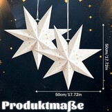 LED Kerstster Verlichting (3 stuks) - 45 LED's, Dimbaar, Timer, Afstandsbediening - 31% Korting