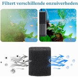 Aquarium Binnenfilter 3-in-1 tot 250L | 800L/H | 9W | Stil & Regen/Beluchting | 32% Korting