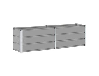 Plantenbak Staal Lichtgrijs (160x40x45cm) - 33% Korting
