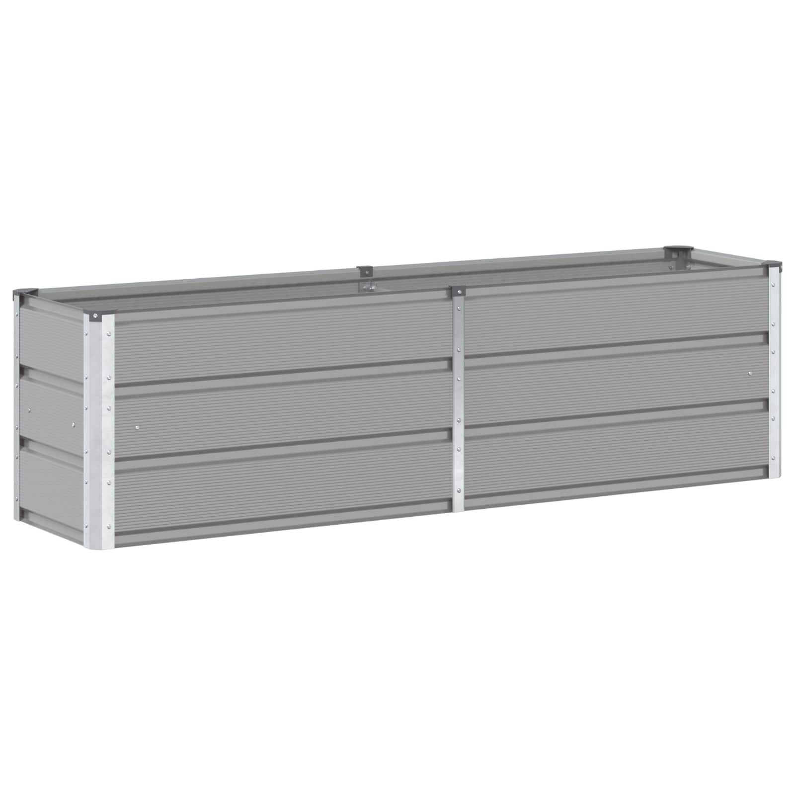 Plantenbak Staal Lichtgrijs (160x40x45cm) - 33% Korting